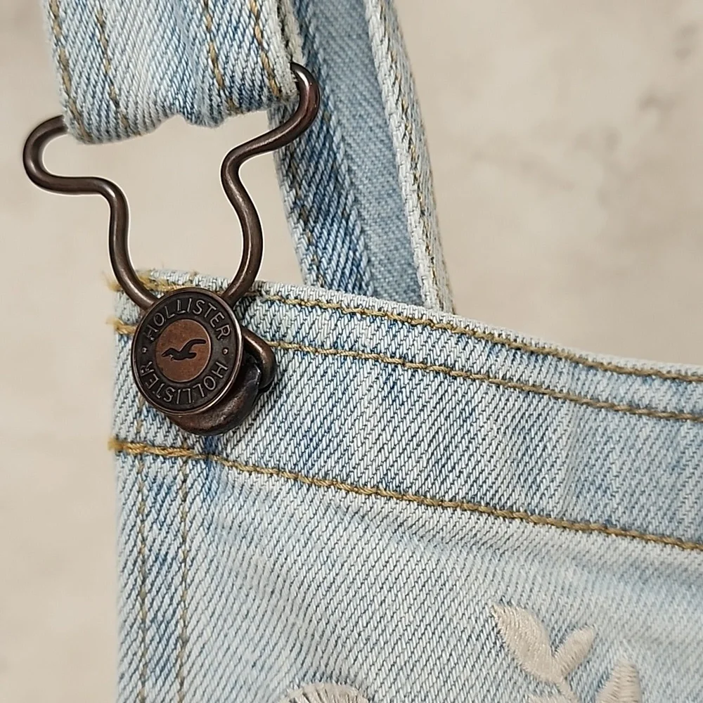 ๐ฉต๐ HOLLISTER Stretch Super Skinny Crop OVERALLS ๐๐ฉต - Picture 7 of 15